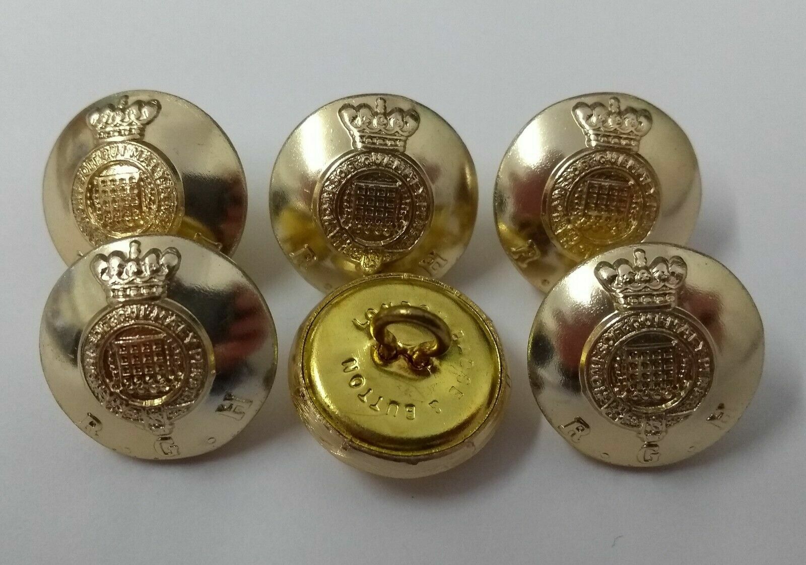 British Army The Royal Gloucestershire Hussars R.H.G. Genuine Dress Buttons