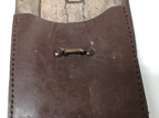 Vintage Issue Leather Ammo / Utility Pouches Dark Brown x2