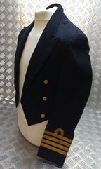 Vintage Naval Jacket 50s Pattern British Navy Mess Dress Uniform Captain Rank
