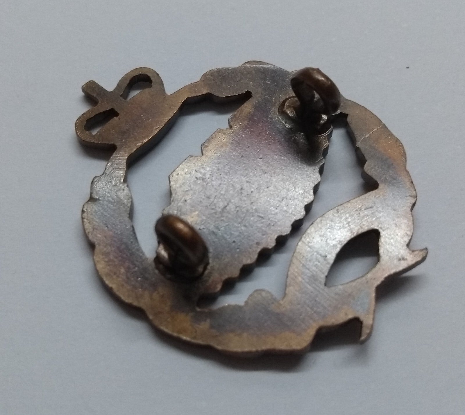 RTR Service Badge Royal Army Tank "Fear Naught" Insignia Subdued No Split Pins