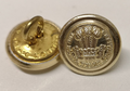 The Royal Welch Fusiliers RWF Insignia Gilt Buttons 22L British Army x2
