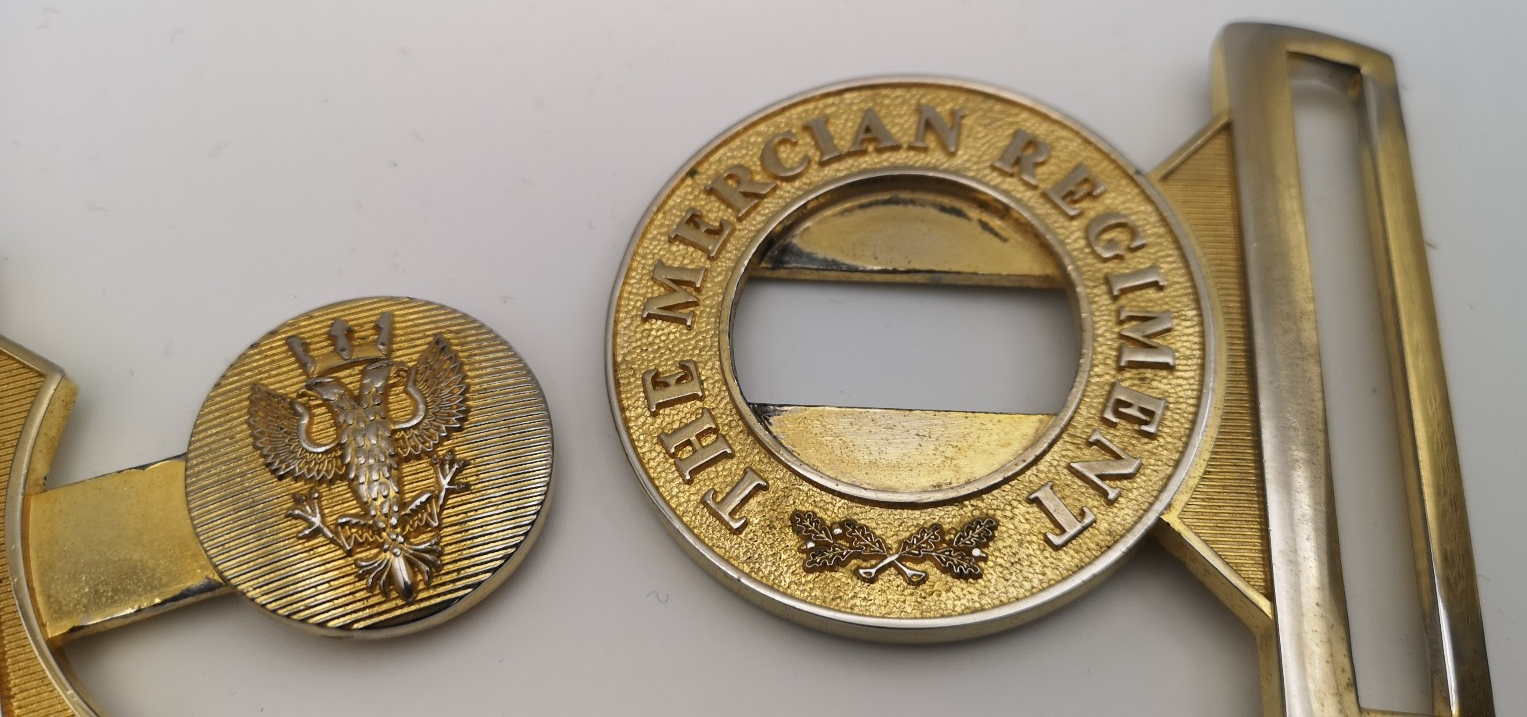 The Mercian Regiment Metal Belt Buckle