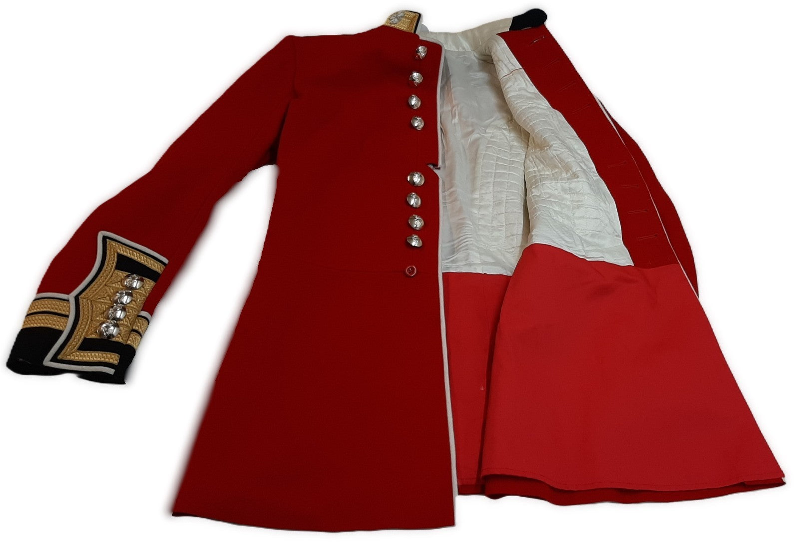 Irish Tunic British Royal WO CI & CII FG Red Jacket Fancy Dress Costume