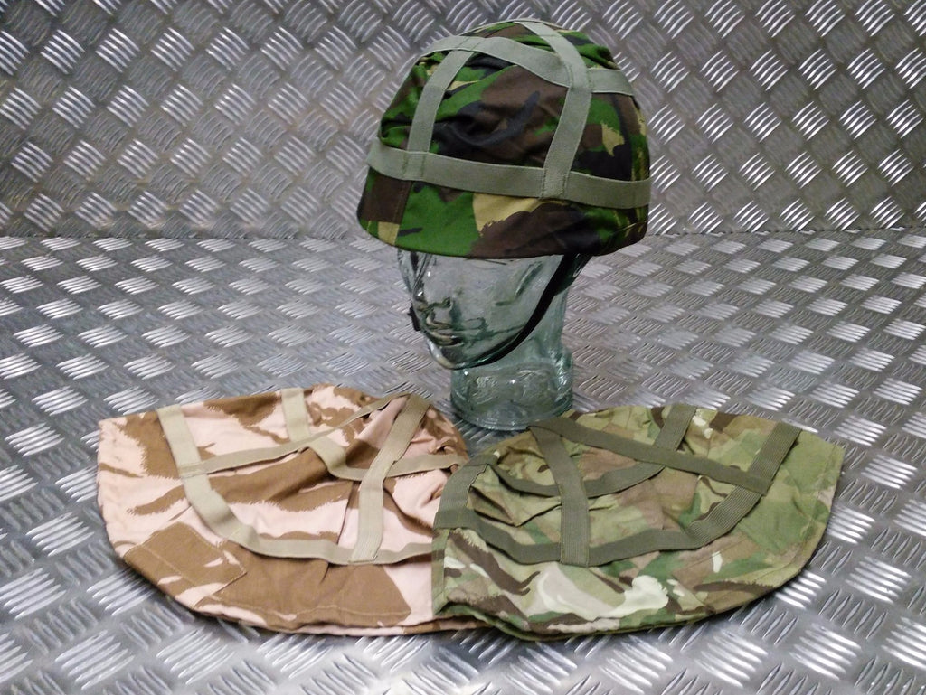 Training Helmet Style Army Green With a MTP DPM or Desert Camo Cover