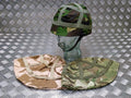 Training Helmet Style Army Green With a MTP DPM or Desert Camo Cover