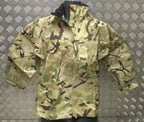 MTP Waterproof Jacket Lightweight MVP Black Fleece Collar Army Multi-Cam Pattern