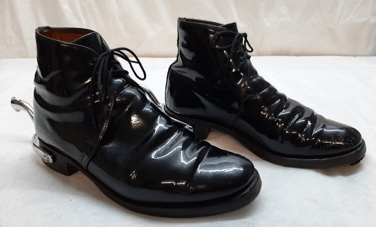 Sanders George Boots Officer Dress Parade With Spurs British Army Dress UK 8