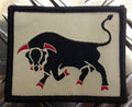 Genuine British Army 11 Light Brigade TRF (Black & Red Bull) Patch/Badge - NEW
