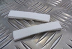Genuine British Ceremonial White Issue Courlene Belt Keepers Stays