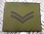 Rank Badges Army Green / Desert OD / DS Subdued Assorted Ranks 1 Pair New