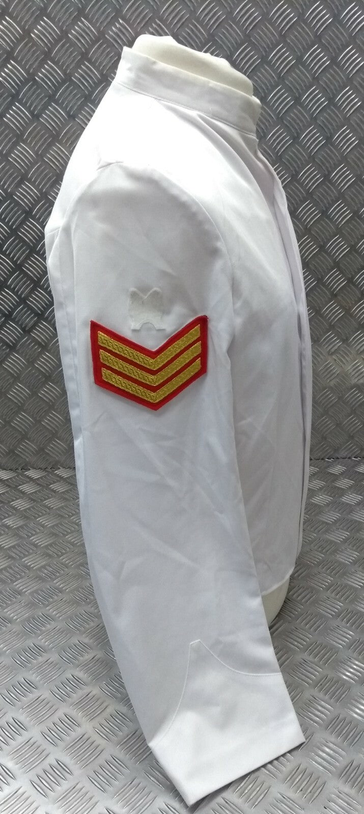 Ex- British Issue SGT Sergeants Stand Up Collar White Dress Jacket