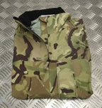 MTP Waterproof Jacket Lightweight MVP Black Fleece Collar Army Multi-Cam Pattern