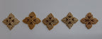 Shoulder Stars AAC Service Dress Hand Embroidered H/E Bath Star / Pips x 5