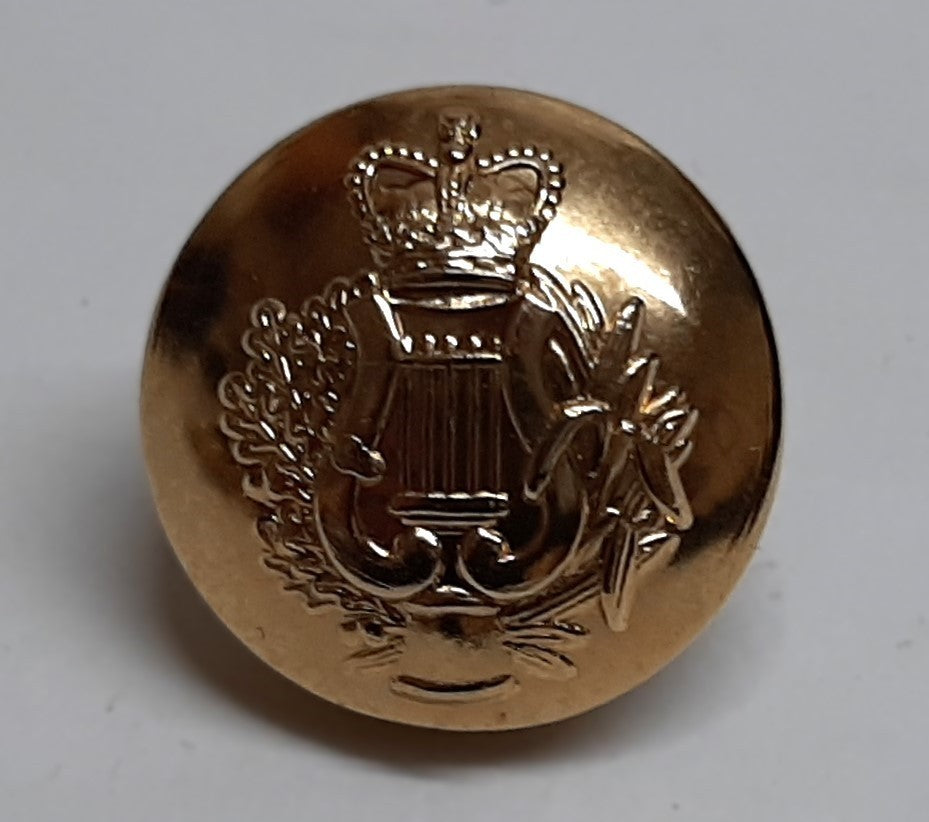 Corps of Army Music British Insignia Gilt Ring Back Shank Buttons No1 Issue 30L