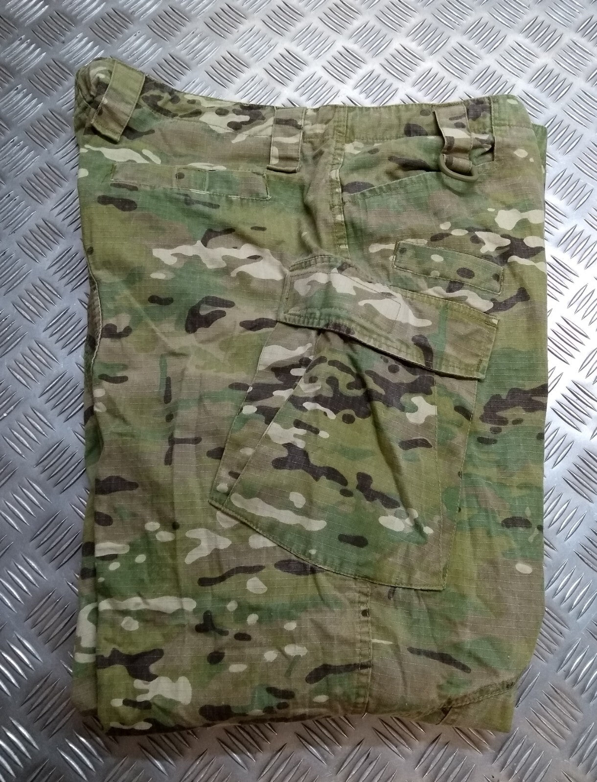 BDU Camo Trousers Solo US Multi Terrain Pattern Active Combat Pants Waist 43"