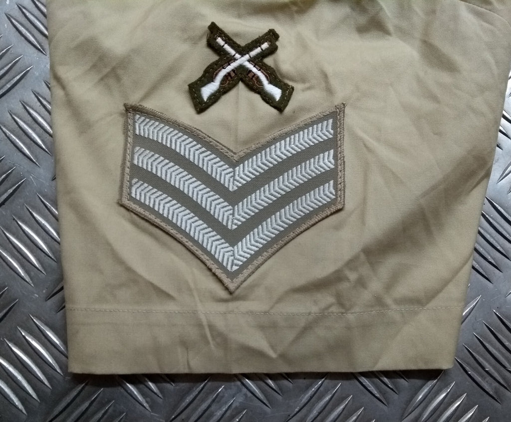 British Army No2 Shirt Short Sleeves FAD All Ranks Sergeant Skill at Arms 39cm