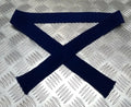 Uniform Necktie Wool British Naval Blue Colour Service Dress Worsted Tie - NEW