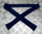 Uniform Necktie Wool British Naval Blue Colour Service Dress Worsted Tie - NEW