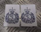 Naval CPO Epaulettes RN Type Shirt Sliders Chief Petty OFC (C.P.O) 1 Pair