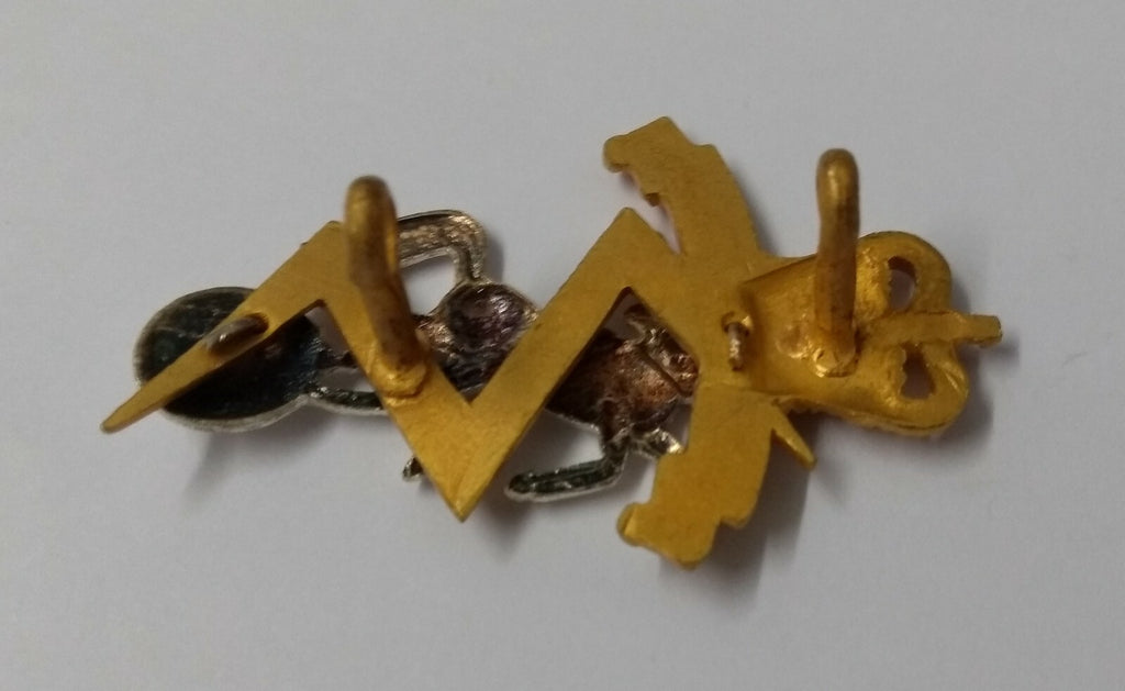 Vintage REME Hat Badge British Royal Electrical and Mechanical Engineer Issue