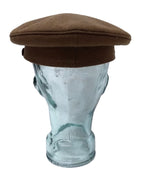 No2 Hat RMP Army Style Badge & Brown Chin Strap Goldings 56cm