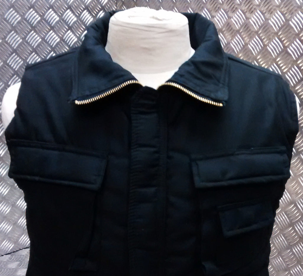 Hunters Action Vest Stealth Black Tactical Fishing Body Warmer - NEW