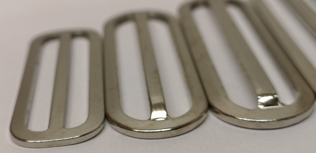 Chrome Stable & Parade Belt Slider Adjuster Various Sizes