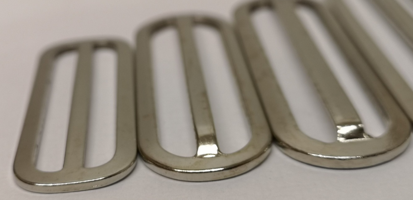 Chrome Stable & Parade Belt Slider Adjuster Various Sizes