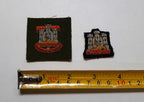 Devonshire & Dorset Vintage British Army Hand Embroidered Insignia Patches X2