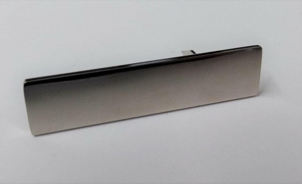Genuine British Made Chrome Officer Rank Bar With Two Prong Fittings X1