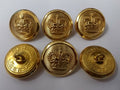 Genuine British Issue Dress Buttons Sovereign Crown Insignia Buttons