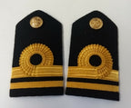 Genuine Canadian Naval Female Gold Wire Rank Shoulder Boards Epaulettes LFS10