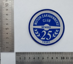 Motor Caravanners' Club Member 25 Years Round Patch / Badge