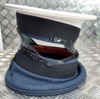 Chin Strap & Black Plastic Split Pin Buttons for Tri-Service Dress Hats
