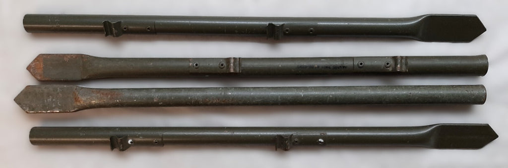 4 Ground Spikes British Army Heavy Duty Fence / Shelter 18 Inch Metal Pole Base