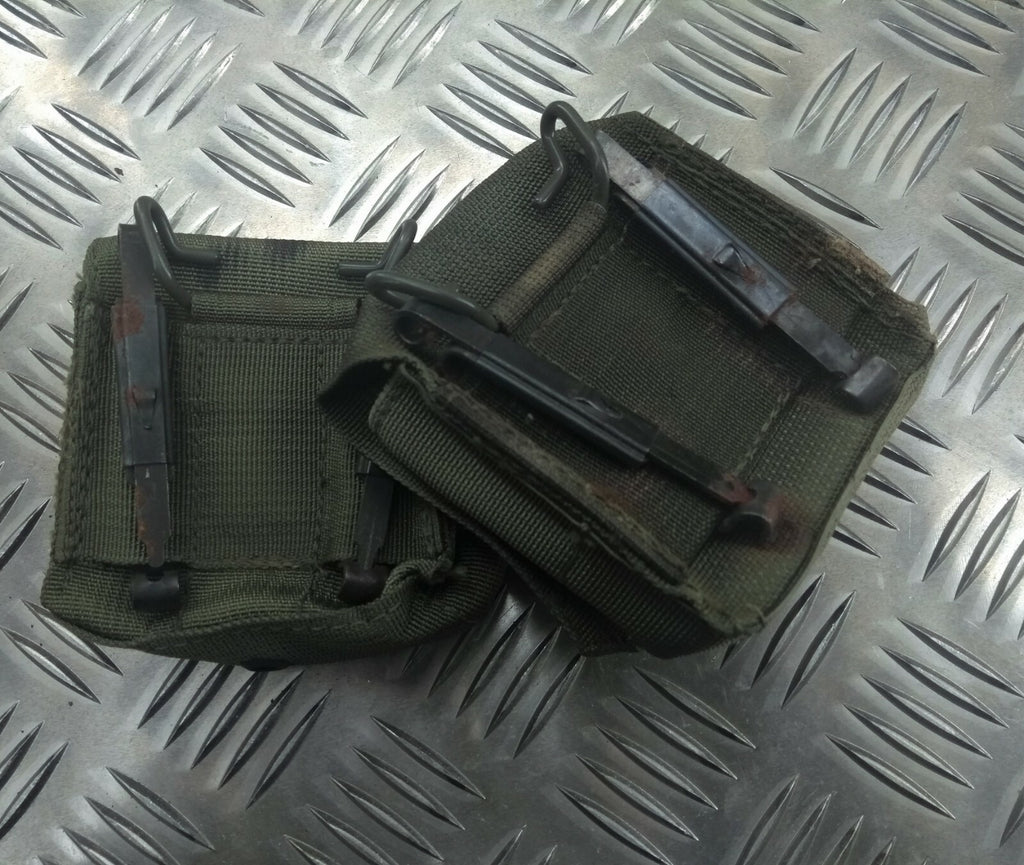 IDF Tactical Ammo Ammunition Pouch Web Codura Olive Green RUSTY x3