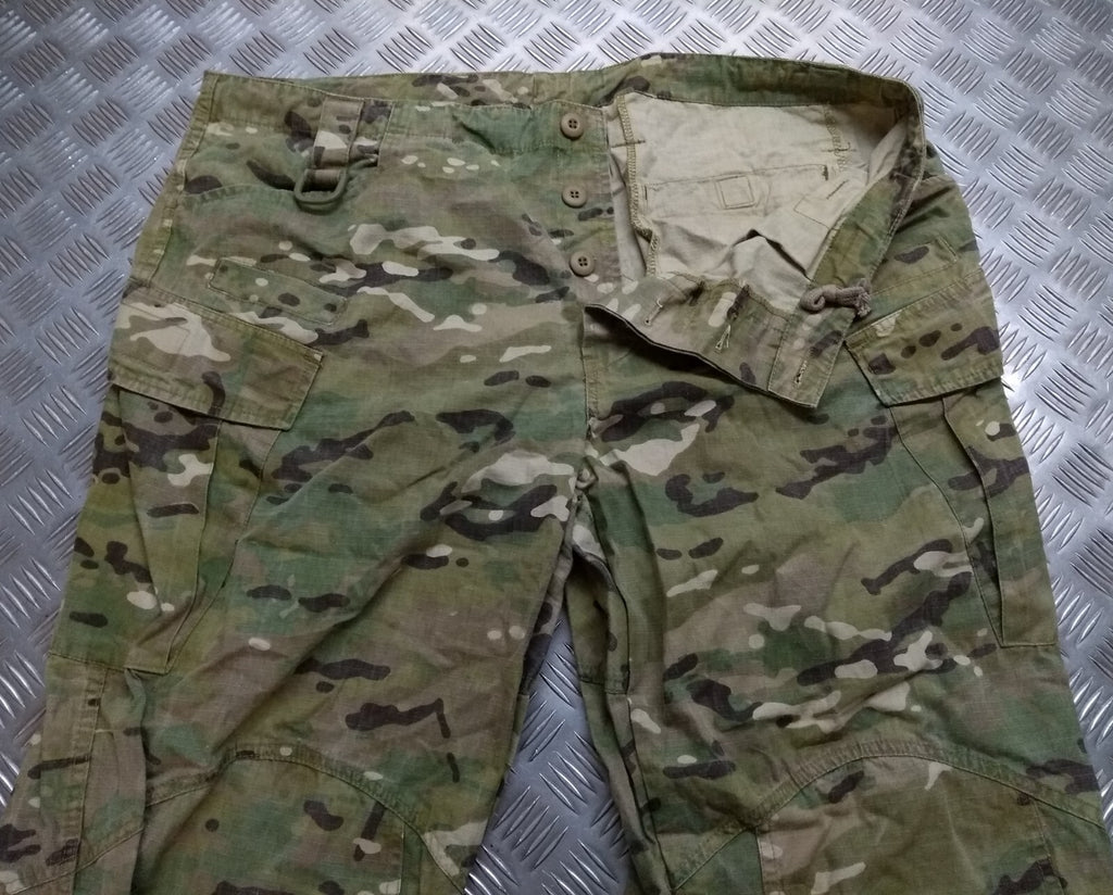 BDU Camo Trousers Solo US Multi Terrain Pattern Active Combat Pants Waist 43"