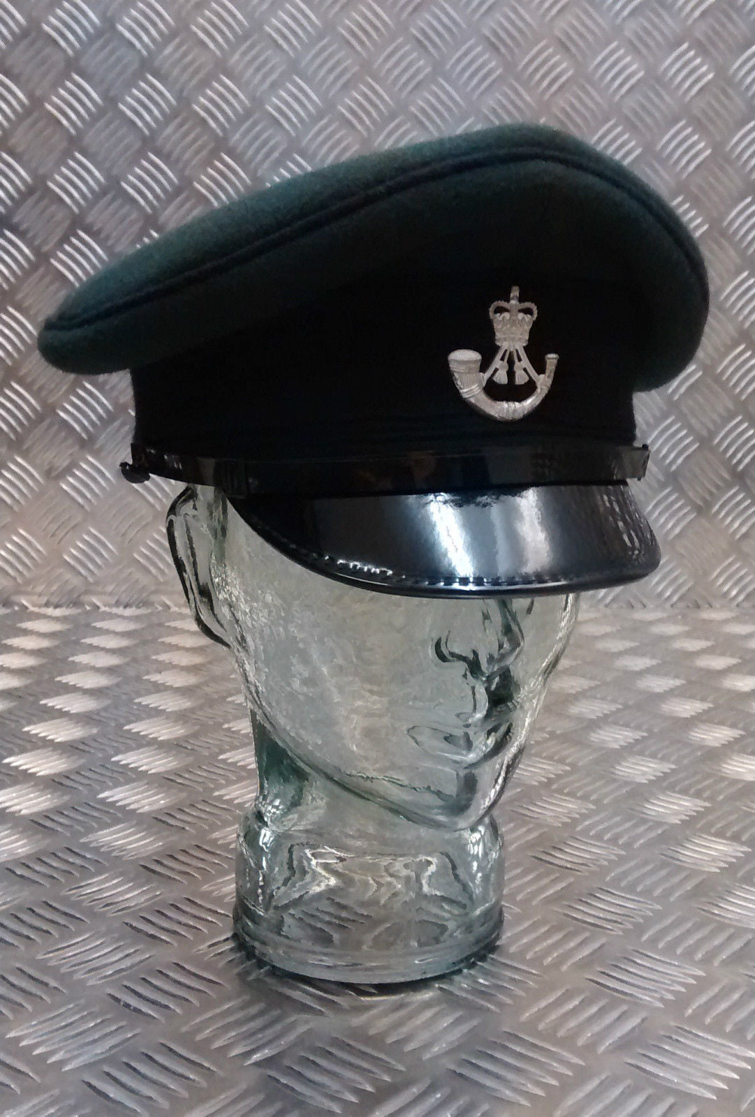 The Rifles Green Parade Dress Hat / Visor Cap Various Sizes Genuine British Army