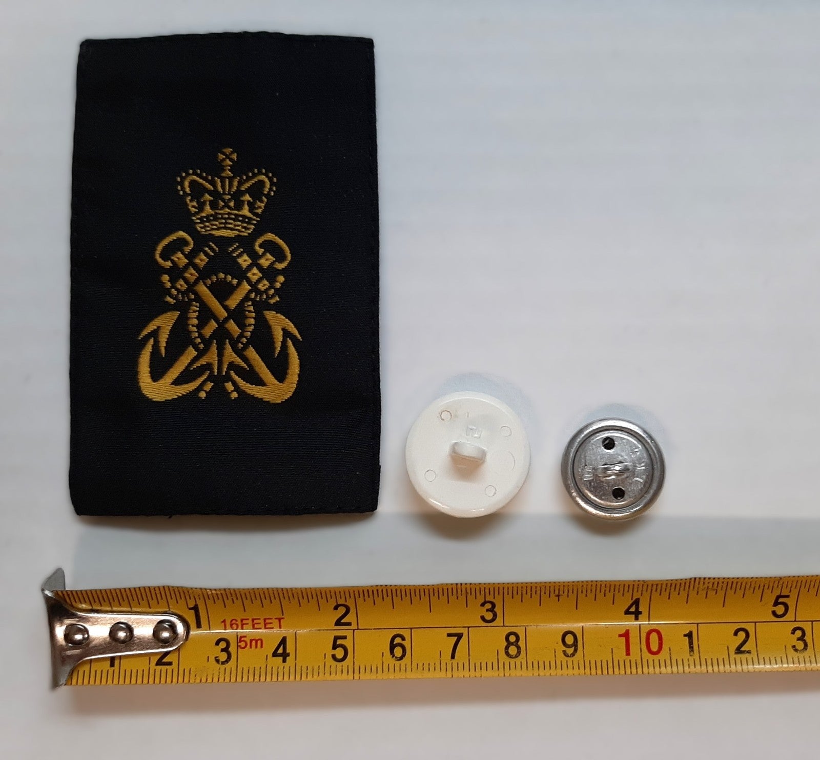 RNavy Buttons and Shirt Slides (PO) British Naval Set
