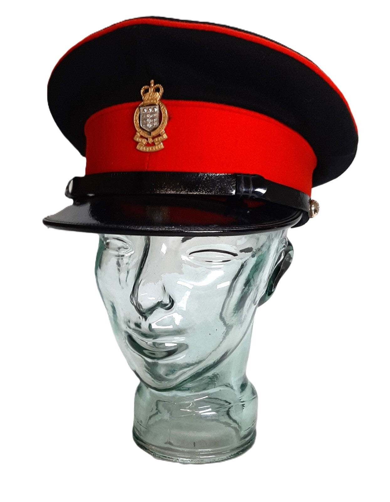 Vintage RAOC Hat Officers Dress British Royal Army Ordnance Corps Insignia 55cm