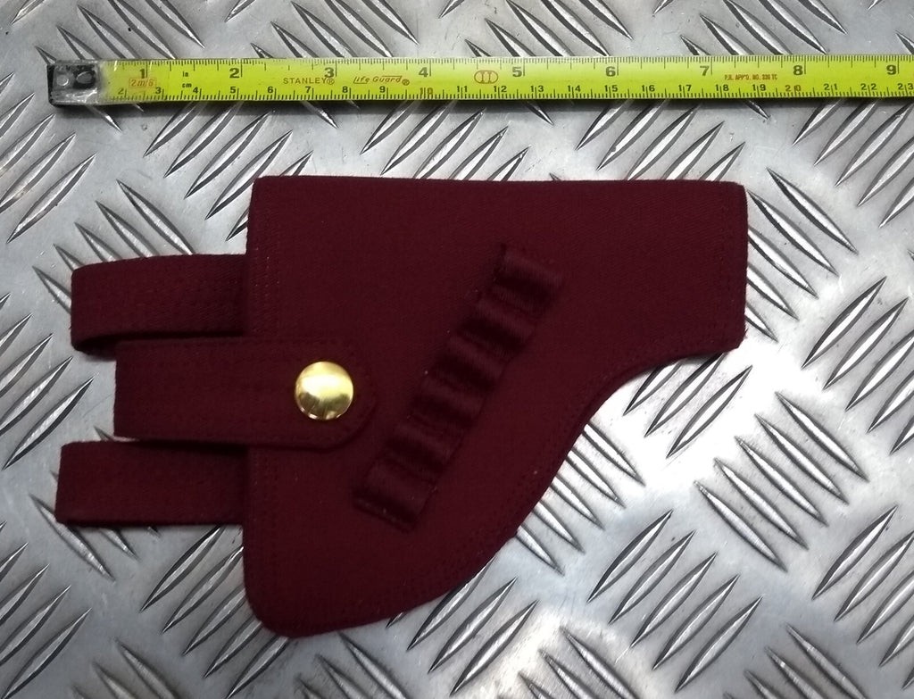 Ceremonial Parade Holster Maroon & Made in UK