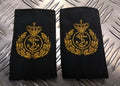 Naval CPO Epaulettes RN Type Shirt Sliders Chief Petty OFC -- 1 Pair