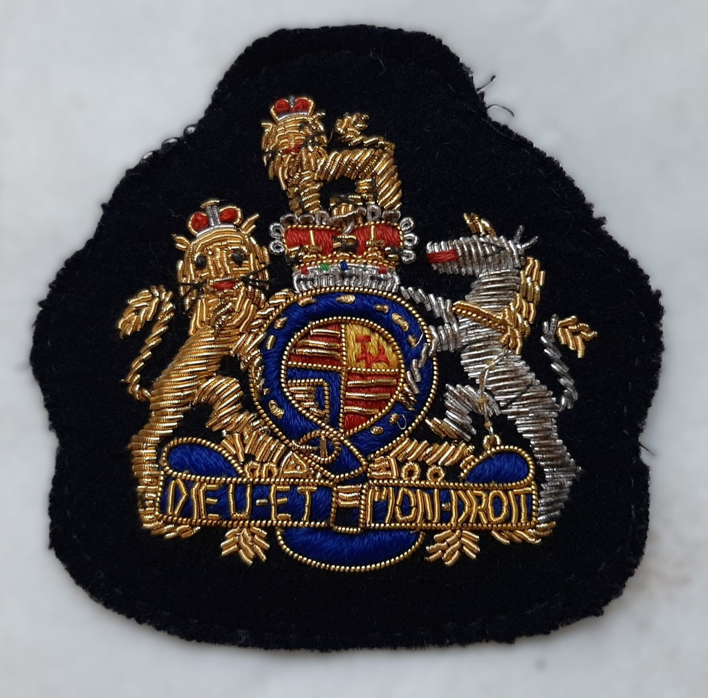 Naval Badge WO Warrant Officer CL1 RN Royal Navy WO1 Class 1 Arm Hand Embroidered Patche
