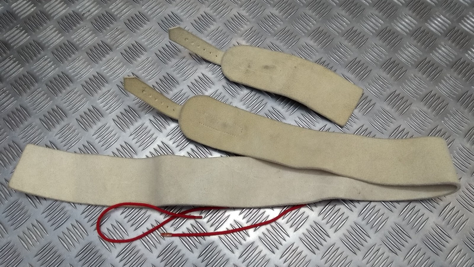 Buff Leather Strap Household Cavalry Cross Belt Including Brass Buckles H Cav