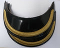Dress Hat Peaks Snr OFCs 5/8" Gold Mylar for Visor Caps - British Made X2