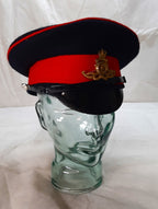 No1 Dress Hat British Army With Royal Artillery Insignia Short Peak 56cm