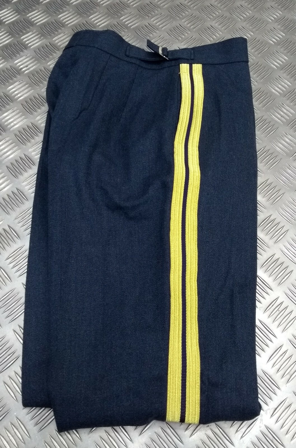 Bands Slacks RAF Royal Air Force Blue Grey with Stripes Musician & Bandmasters No9 W30"