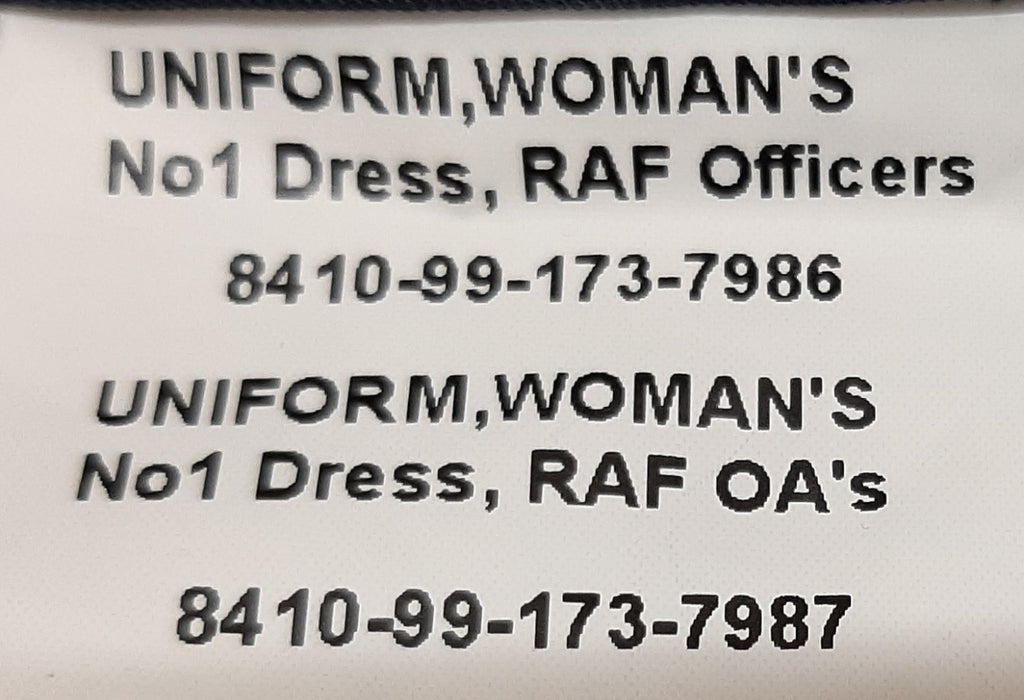 WRAF Officers Slacks British Royal Air Force No1 Dress Woman's Trousers 68cm