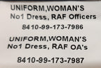 WRAF Officers Slacks British Royal Air Force No1 Dress Woman's Trousers 68cm