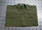 Vintage Combat Shirt British Olive Drab / Green Heavy Woolly Drill
